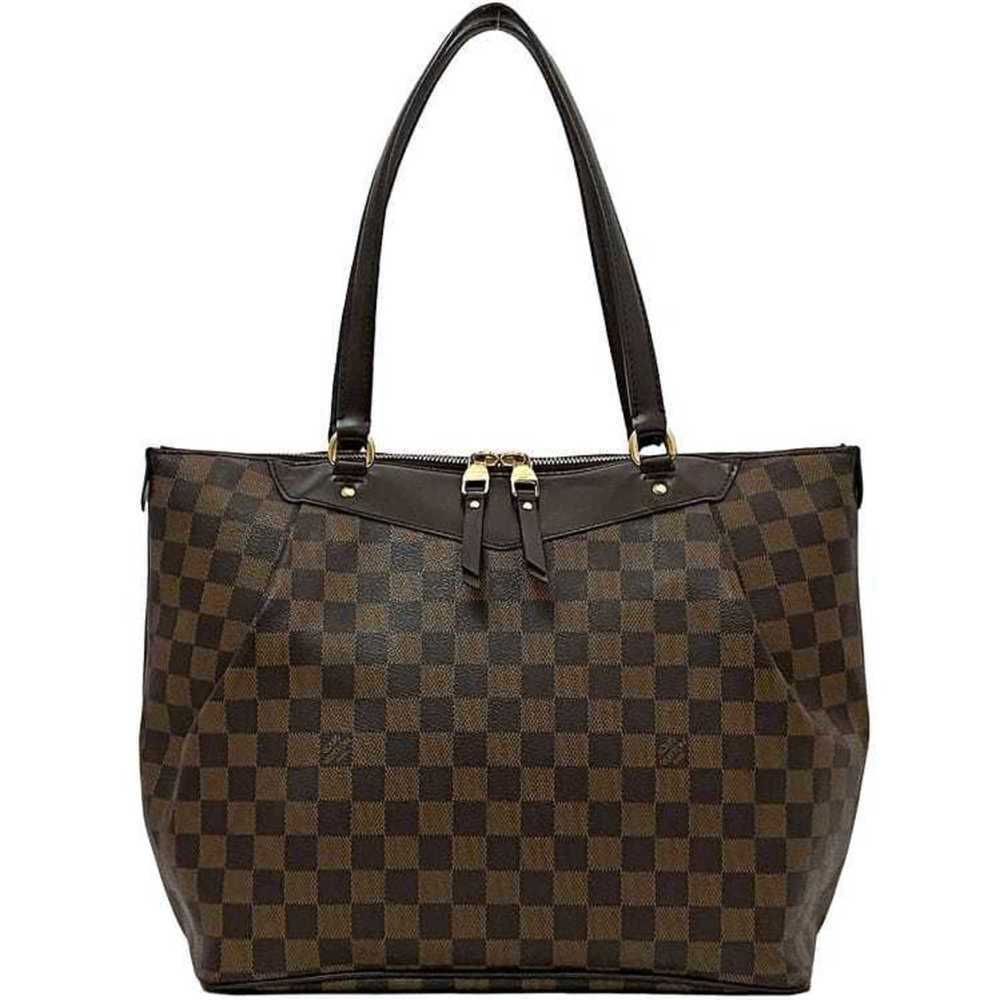 LOUIS VUITTON Authentic Brown Damier Canvas Tote Bag